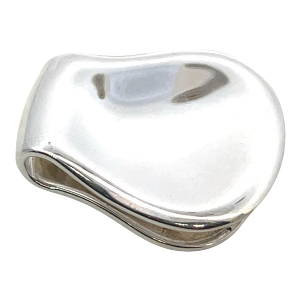 Authentic Tiffany & Co Estate Thumb Print Money Clip Sterling Silver 17 Grams - Picture 7 of 7